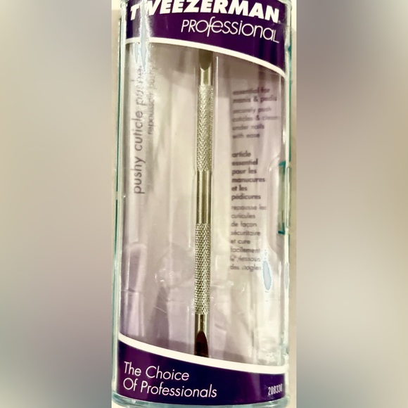 Tweezerman Professional pushy cuticle pusher NEW UNOPENED - Picture 3 of 7